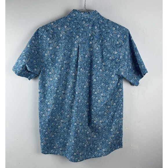 Patagonia Shirt Mens Medium Blue Short Sleeve Button Up Organic Cotton STY52691 - Picture 5 of 8